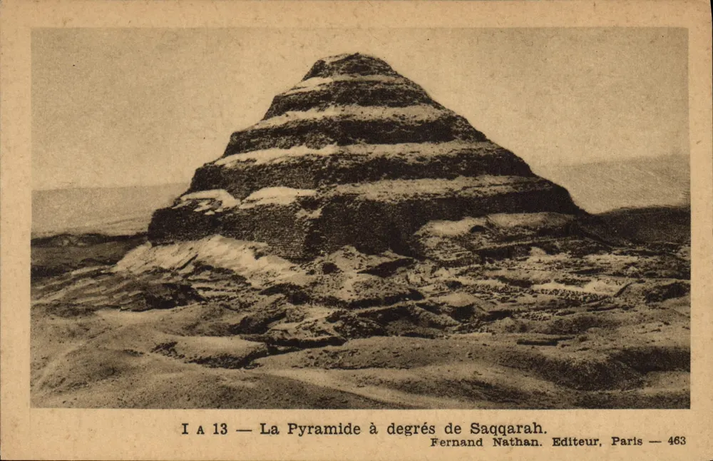 Stapsgewijze piramide van Saqqarah — Fernand Nathan, Parijs — 463 - Voorkant