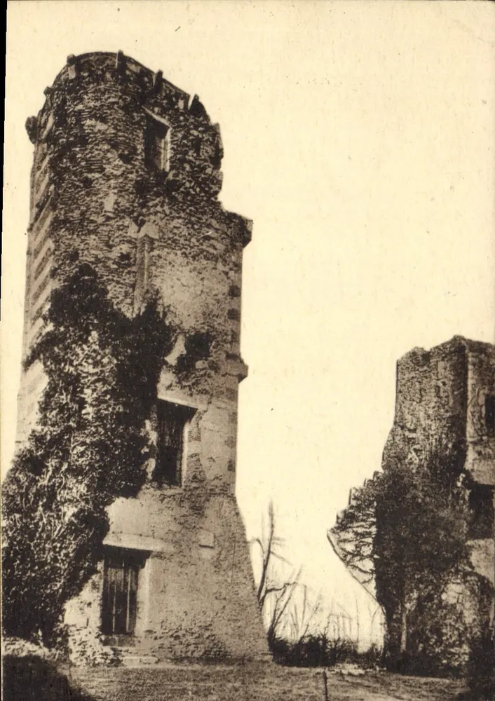 Montfort-l'Amaury — Burgfried von Wilhelm von Hainault, Turm von Anne von Bretagne (1498) — Verlag J. Warrant - Vorderseite