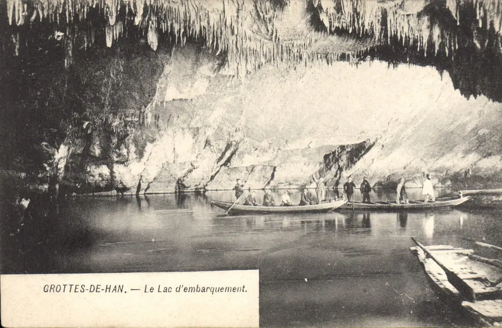 Grotte-de-Han — Il Lago di Embarquement - Recto