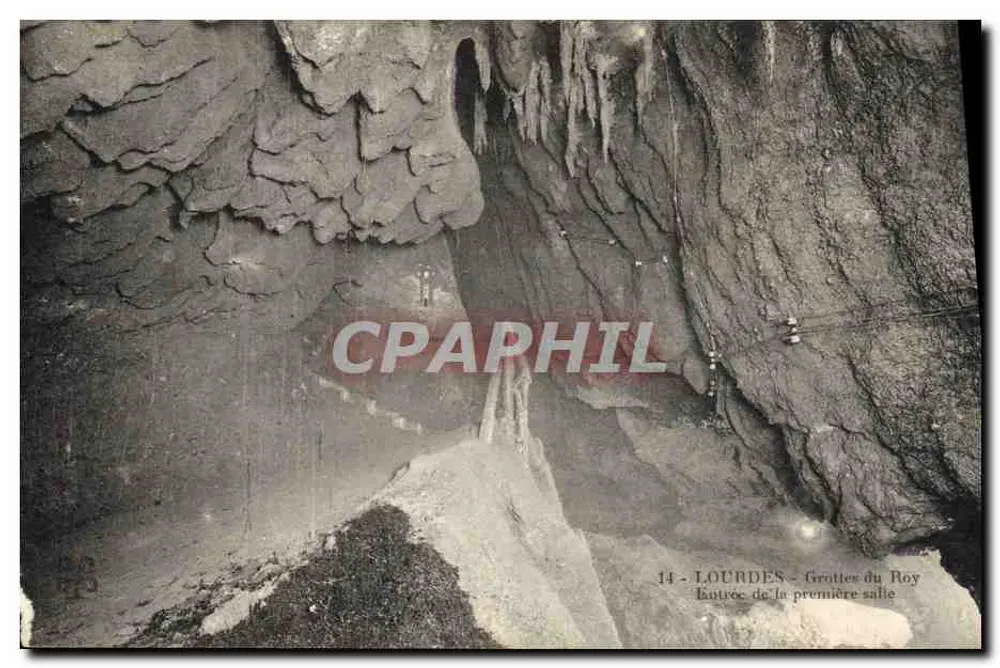 Lourdes - Höhle des Königs - Eingang zur ersten Kammer - Vorderseite