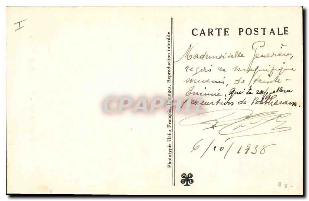 L'Aven-Armand — Nella Foresta Vergine — Fototipia Hélio - Verso