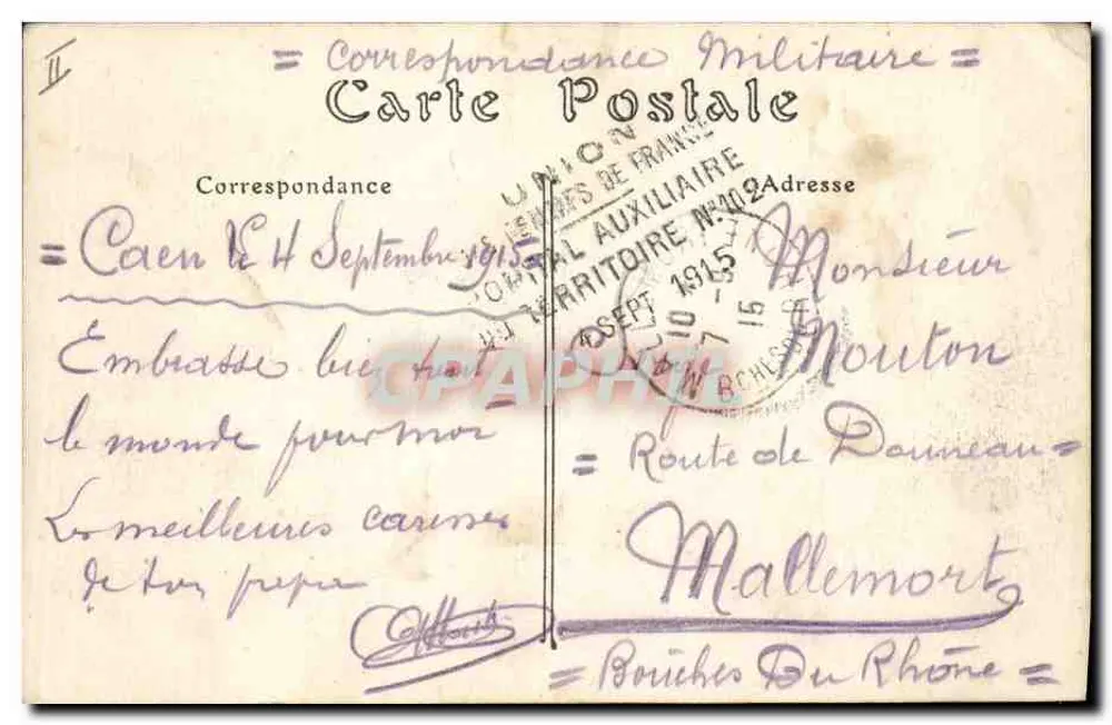 Le Havre — Das Palais de Justice und der Boulevard de Strasbourg — ND. Phot. n°123 - Rückseite