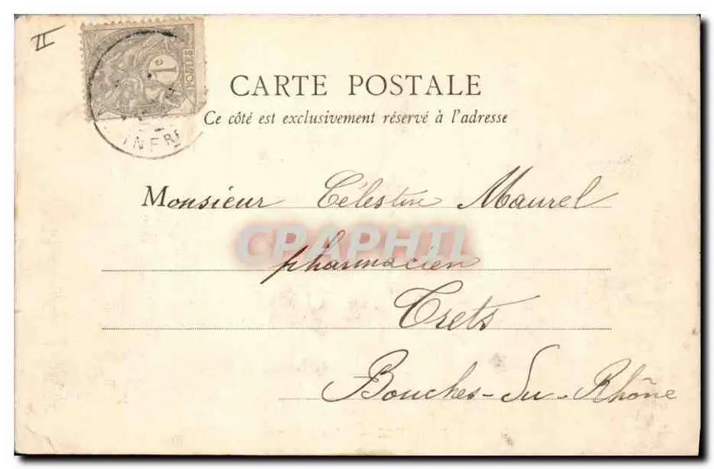 Le Havre — Palácio de Justiça — A. Bénat - Verso