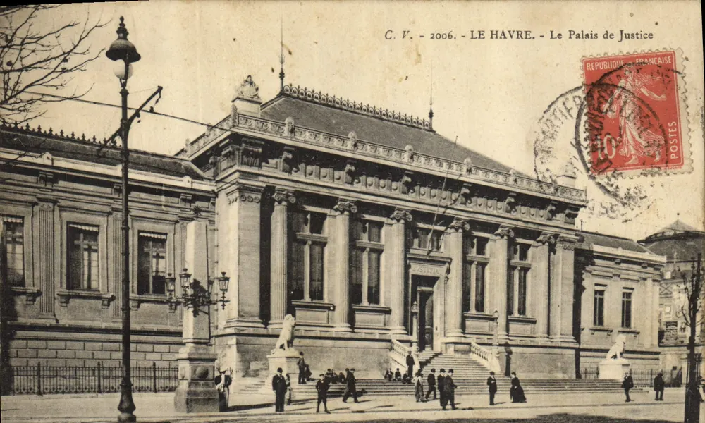 Le Havre — O Palácio de Justiça — C.V. - 2006 - Frente