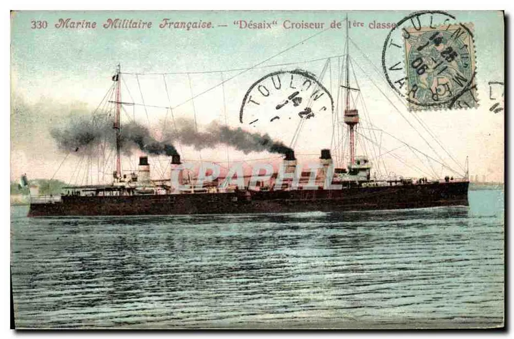 Kreuzer der ersten Klasse 'Désaix' — Französische Marine — Verlag A. Couturier, Nr. 330 - Vorderseite
