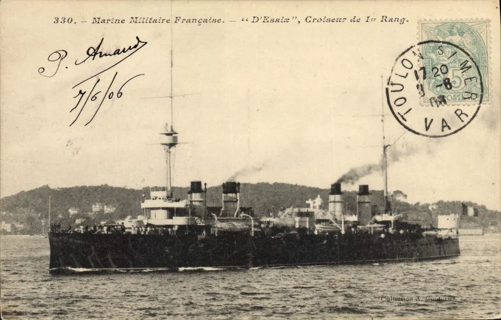 Kreuzer D'Estaix — Französische Marine — P. Amard, Nr. 330 - Vorderseite
