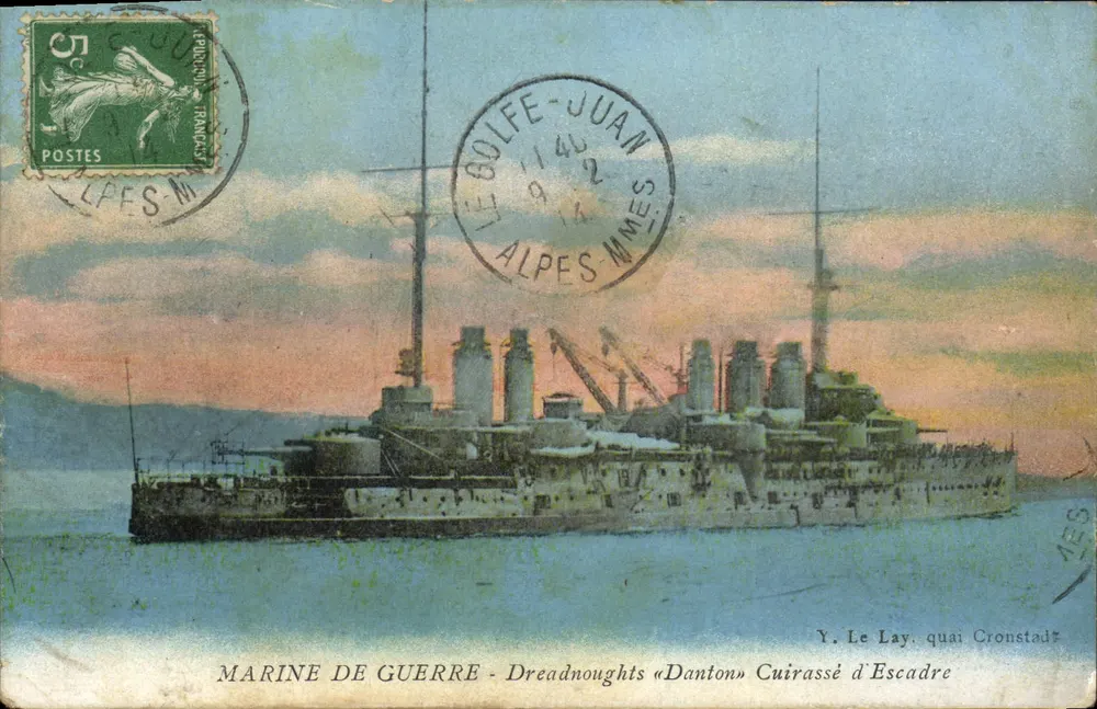 Kriegsmarine - Dreadnoughts « Danton » Schlachtschiff — Y. Le Lay, Cronstadt Ufer - Vorderseite