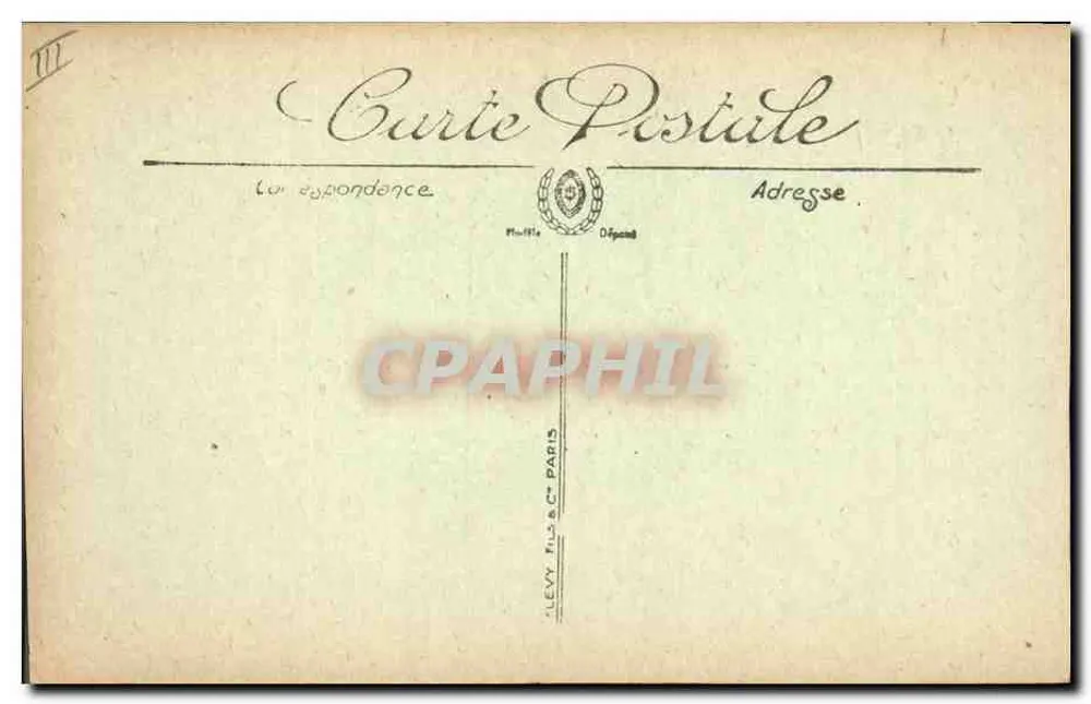 Brest — Die Krone und das « Duguay-Trouin » — LL. — Nr. 138 - Rückseite