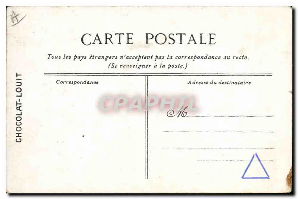 Toulon — Torpedoboot « Dard » — Verlag Chocolat-Louit - Rückseite