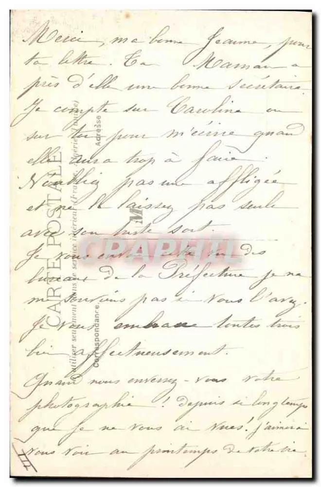 Mâcon — A Prefeitura — Ph. H. Rom. d. Mâcon - Verso
