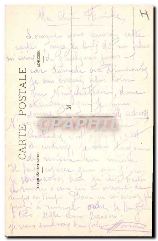 Seicheprey — Interior da Igreja — A Guerra na Lorena, B-1227, Gerdolle e Briquet, Toul - Verso