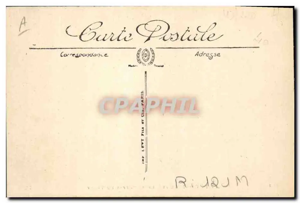 Le Puy — As diferentes toucas do Velay — Imp. Levy fils et Cie, Paris, n° 113 - Verso