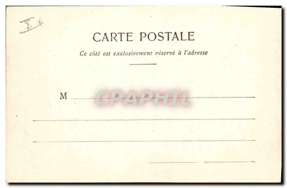 Le Puy de Dôme — vista pastorale com ovelhas — Lab. Bougé-Réal, 21 rue de l'Écu, Clermont-Ferrand - Verso