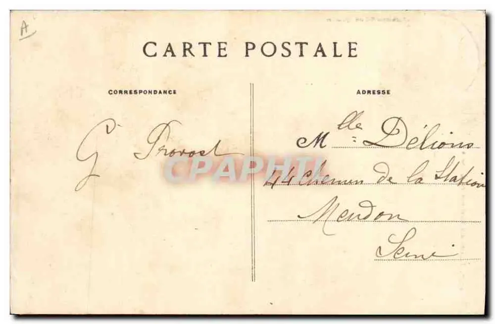 Menina dos arredores de Quimper — Coleção Villard, Quimper — n°4049 - Verso