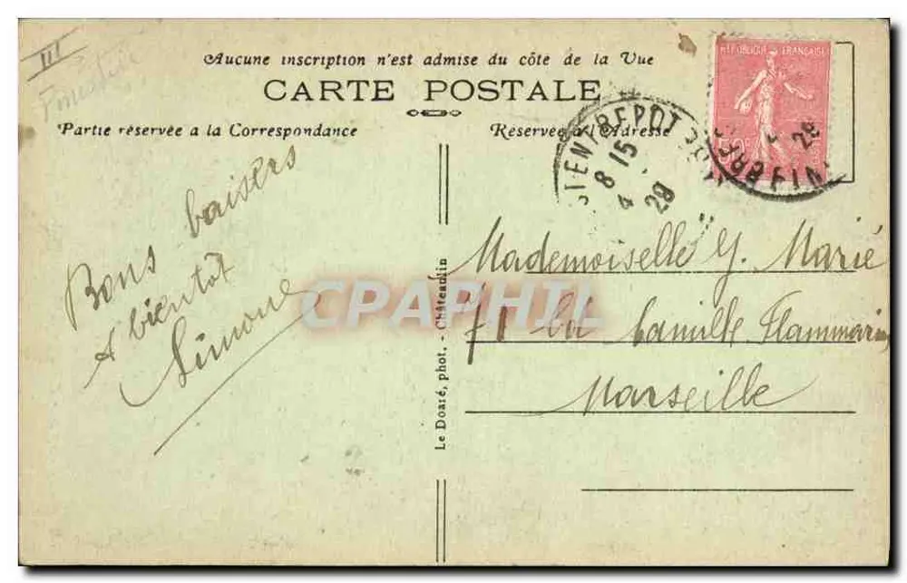 PLOUGASTEL-DAOULAS — Kleidung der Frauen — Le Doaré, Châteaudin - Rückseite