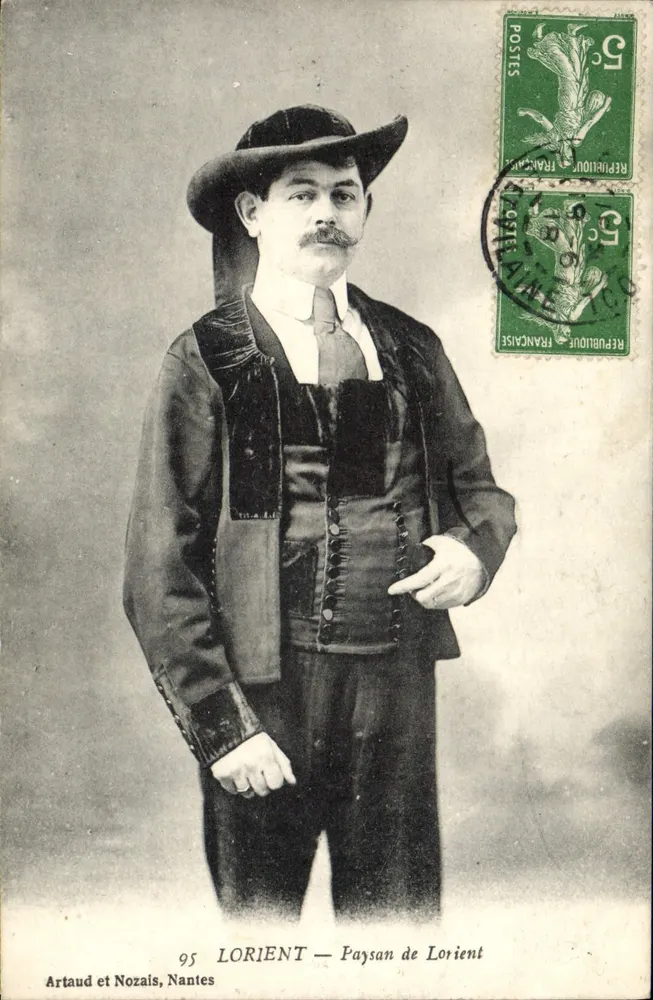 LORIENT — Camponês de Lorient — Artaud e Nozais, Nantes - Frente