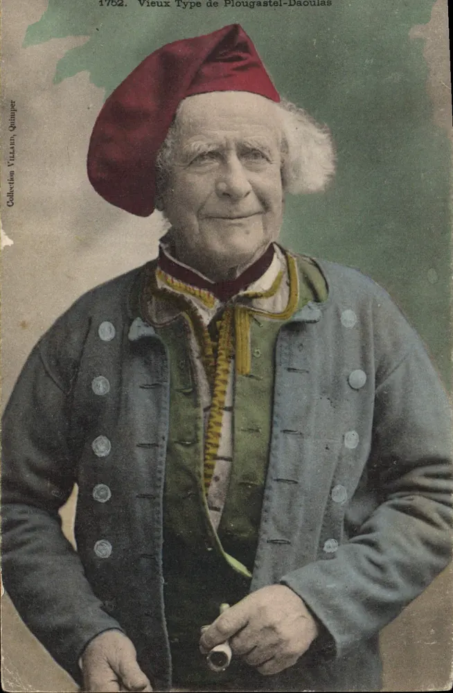 Velho Tipo de Plougasatel-Daoulas — Coleção Villann, Quimper — n° 1762 - Frente