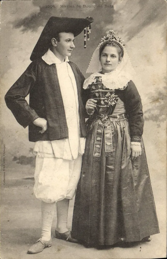 Casados de Bourg de Batz — Coleção FILAIBA, Guimper — n° 1504 - Frente