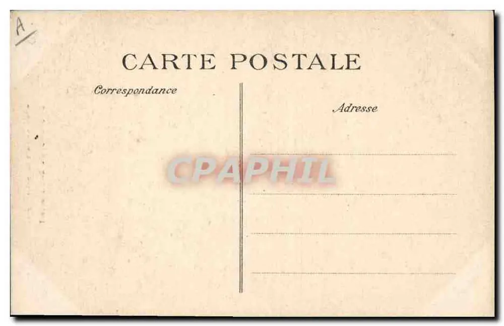 Pittoreske Auvergne — Idylle am Eingang des Logis — Verlag E.P.D. Nr. 4842 - Rückseite