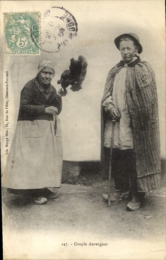 Casal Auvergnat — Clermont-Ferrand, Rue de l'Écu — Lib. Bougé Béal, n°147 - Frente