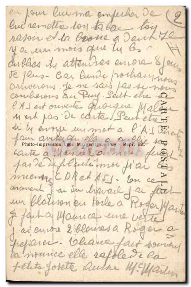 Dançarinos em traje folclórico — Excerto do Répertoire de M. F. Thomas — L'Éi viista ma mia (Bourrée nacional) - Verso