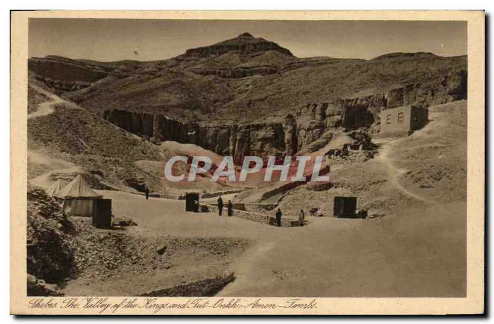Theben - Das Tal der Könige und der Tempel von Amun - Gardès & Seil, Luxemburg, Serie 105 Nr. 225 - Vorderseite