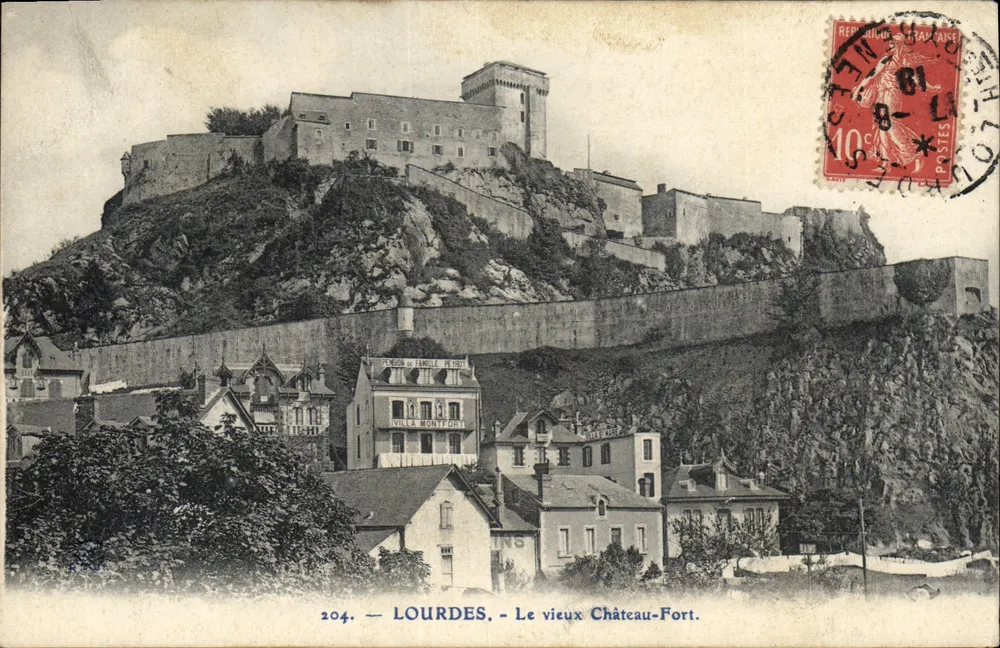 LOURDES - Das alte Schloss-Fort — Verlag nicht sichtbar, Seriennummer 204 - Vorderseite