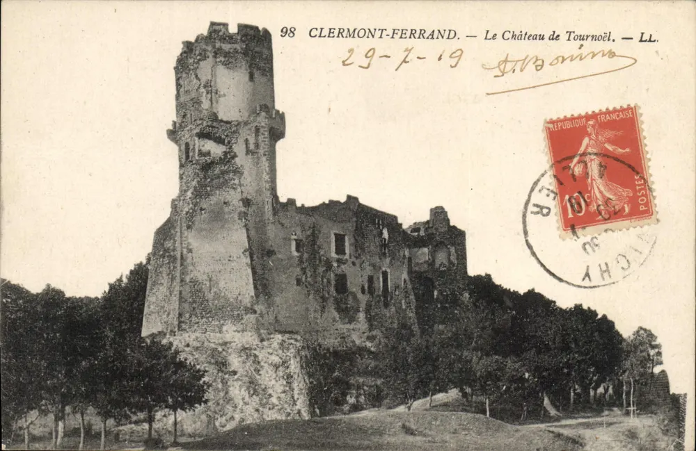 Clermont-Ferrand — Het kasteel van Tournoël — LL. n°98 - Voorkant
