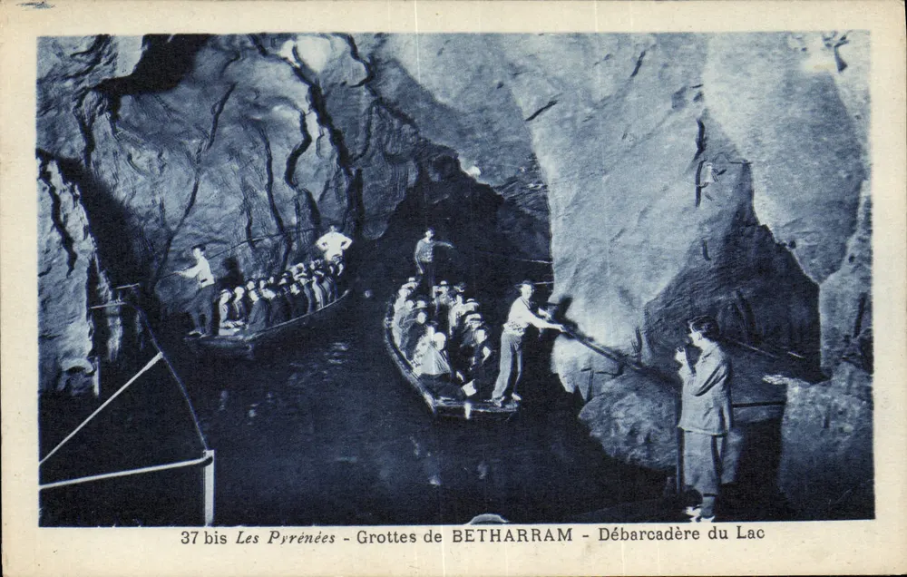 Grotas de BETHARRAM - Embarcadouro do Lago — Os Pirineus, série 37 bis - Frente