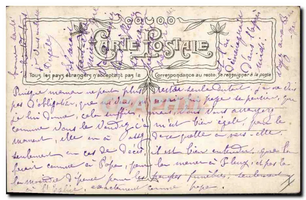 Apostel Schwester — Das Halten des Glaubens reicht nicht mehr aus... — SESCACU PHOT. n°3397 - Rückseite