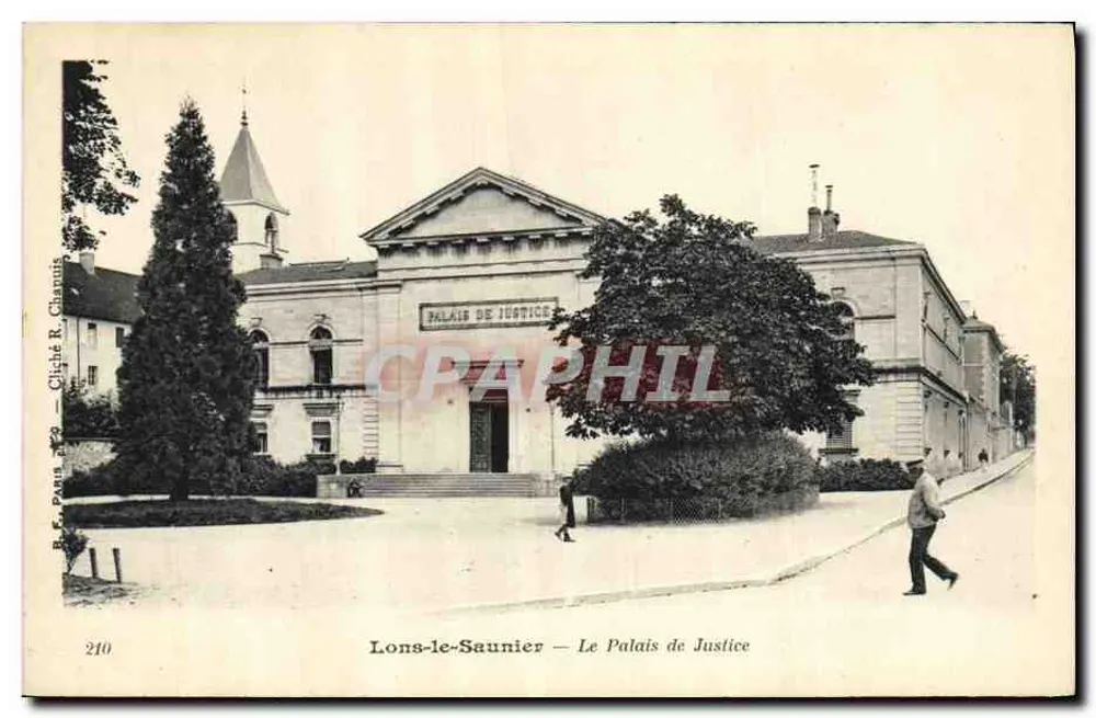 Lons-le-Saunier — O Palácio de Justiça — Cliché R. Chauvin - Frente