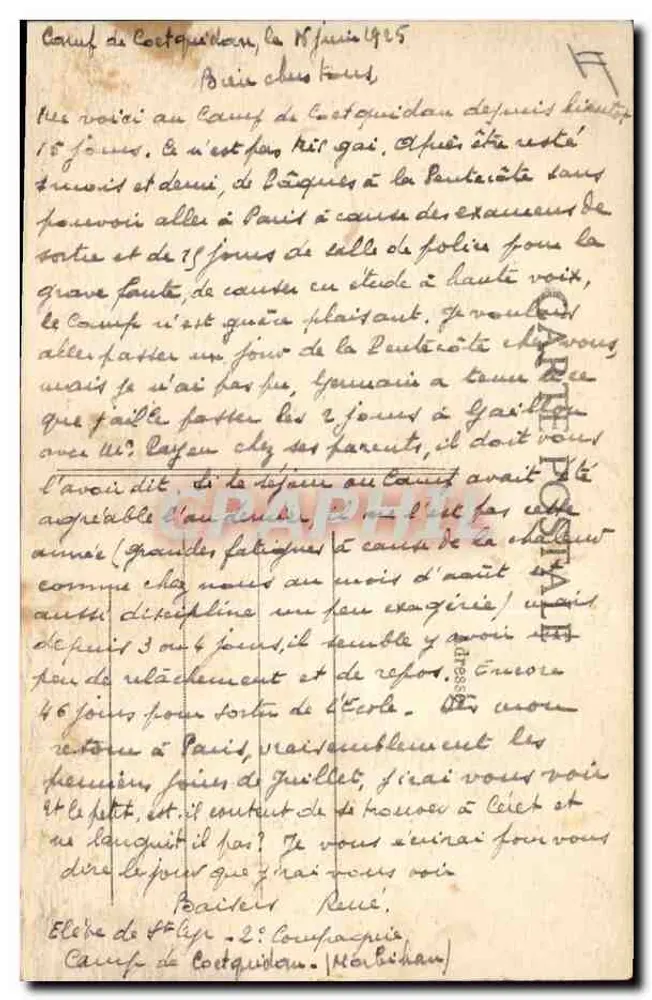 O Couraçado DIDIEROT — 774 — Editor: W. Van der Beken - Verso