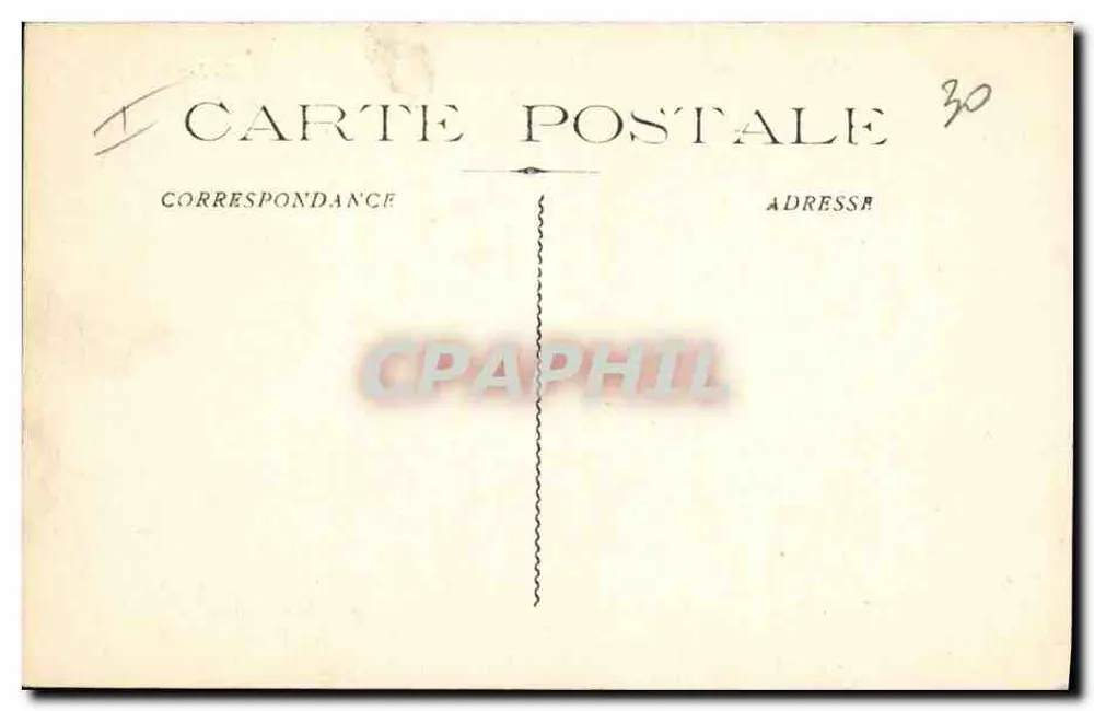 Französische Marine - "Démocratie" Schlachtschiff der ersten Klasse — Édit F.P., Toulon, n°30 - Rückseite