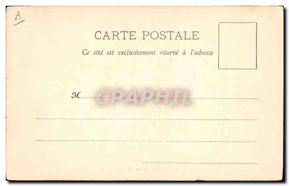 Escadre française — Détail du croiseur "DÉVASTATION" dans le Golfe Juan — Éditeur : G. Billot & Cie, Nancy - Rückseite