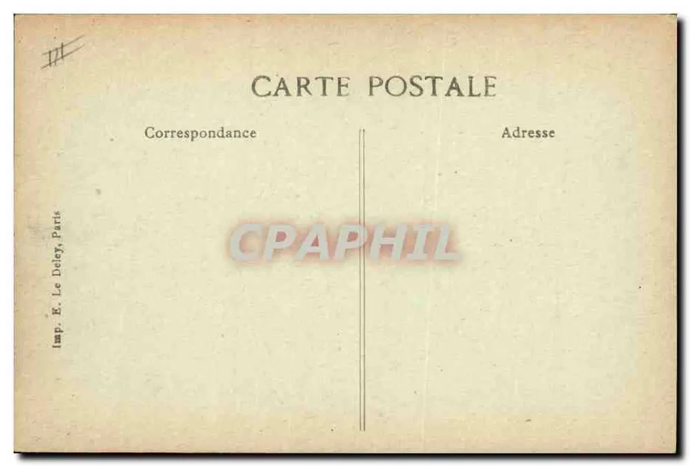Marine Nationale — "Démocratie" — Schlachtschiff der Flotte — Verlag B.L.D. n°17 - Rückseite