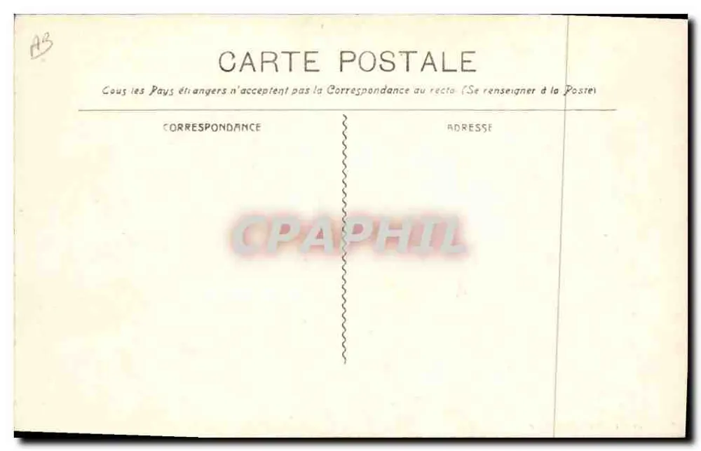 Le Dugay-Troin — navio da Marinha Militar — Guende Phot Marseille - Verso