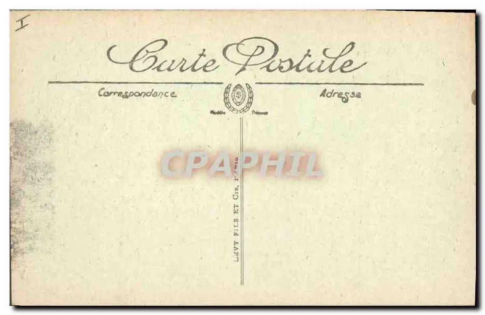 Verdun — A Praça das Armas — Ruínas da Grande Guerra — Visé Paris n° 505 - Verso