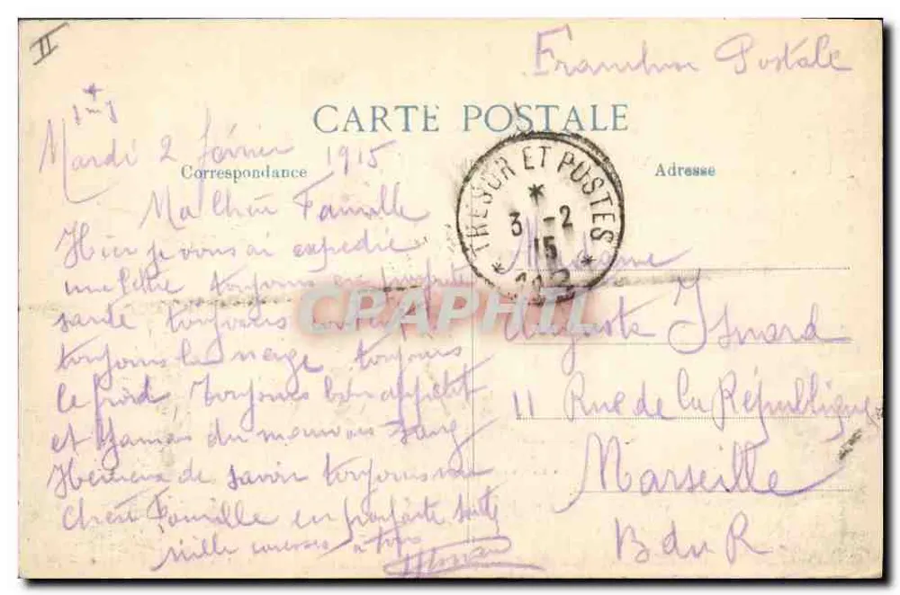 Revigny — Straße der Station — A. Cantlier, Verlag Saint-Dizier - Rückseite