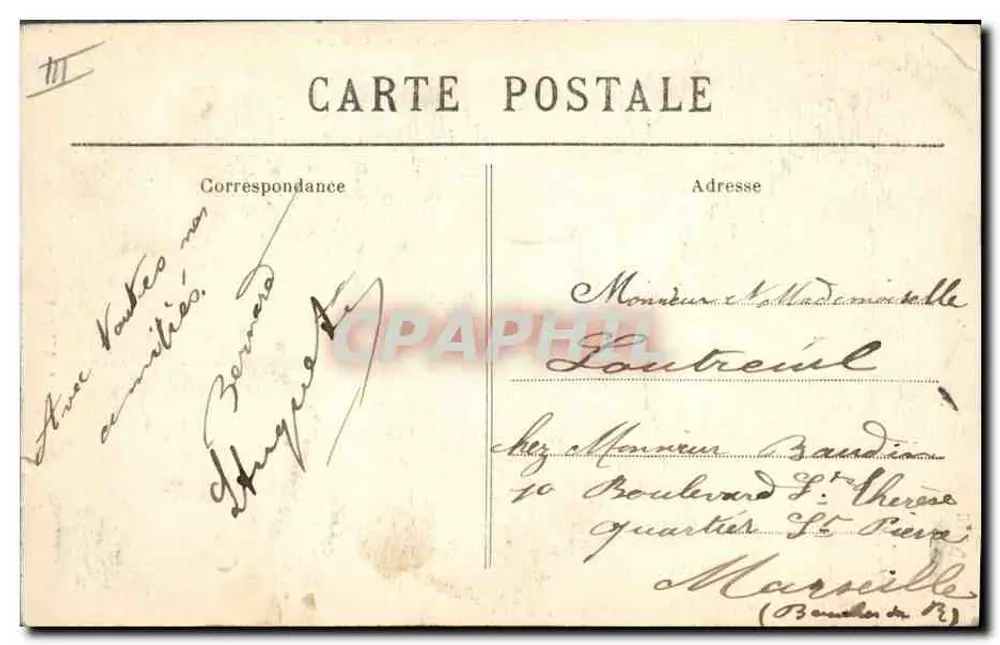 Elliant — Futurs Epoux — Coleção Villard Quimper - Verso