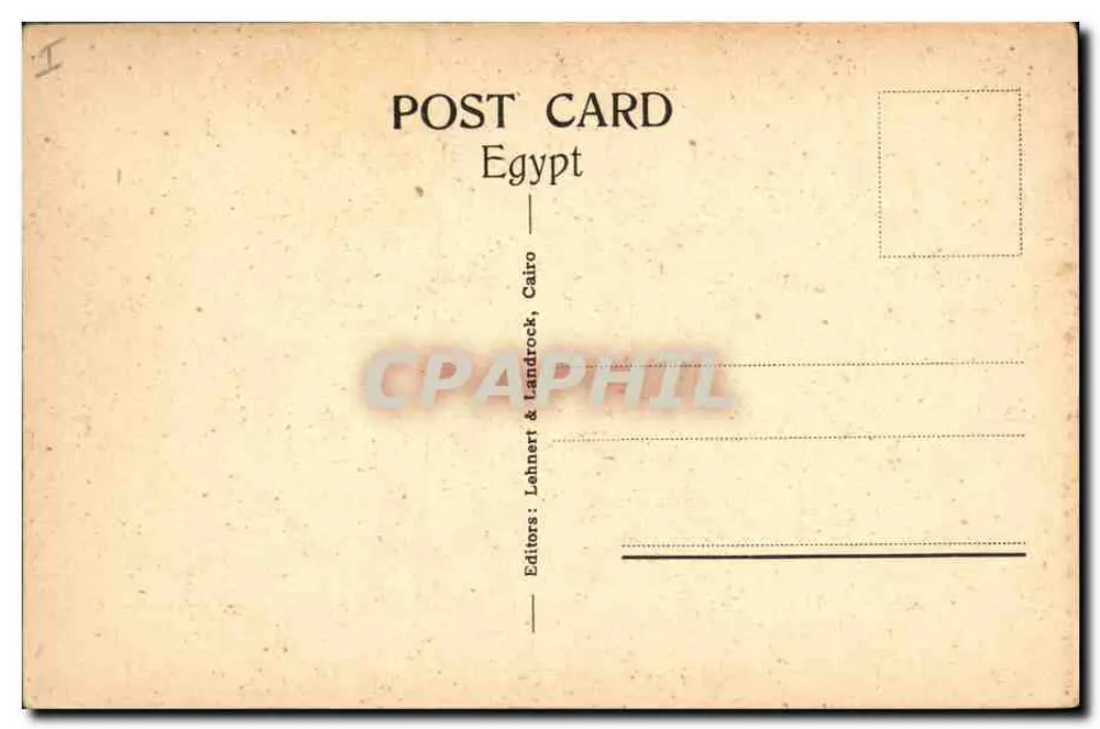 Karnak: Der Tempel Ramses III — Verlag Lohnert & Landrock, Seriennummer 1590 - Rückseite