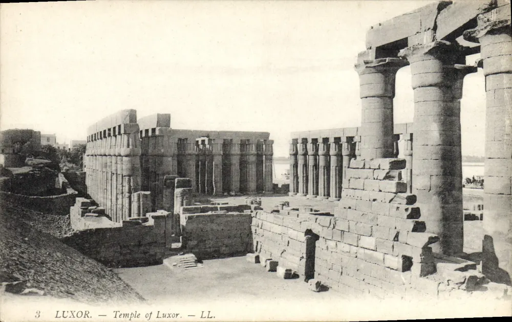 Luxor — Tempel von Luxor — LL. - Vorderseite