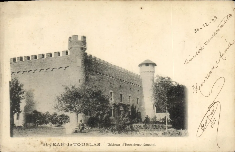 St-Jean-de-Touslas — Schloss Ecoscieux-Rousset — Verleger Sineires - Vorderseite