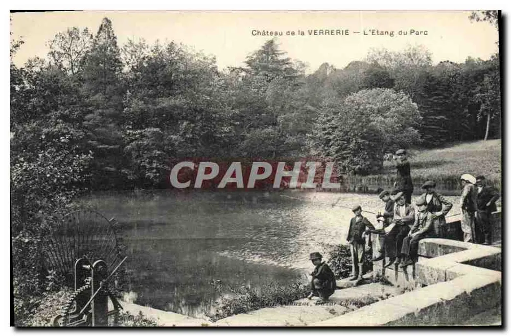 Schloss der VERRERIE — Der See im Park — Verlag: Calleuze, Bazur Charp - Vorderseite