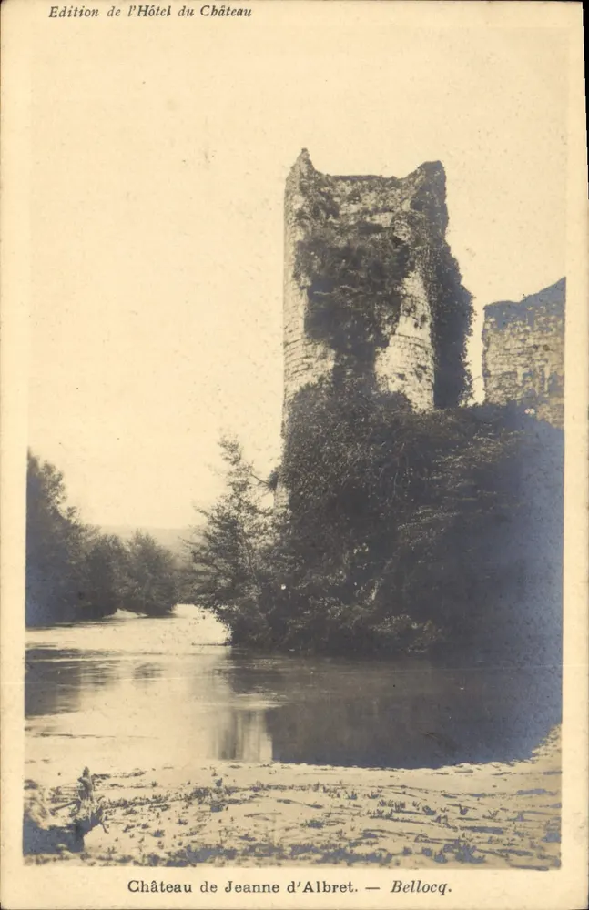 Kasteel van Jeanne d'Albret — Bellocq — Uitgave van het Hotel du Château - Voorkant