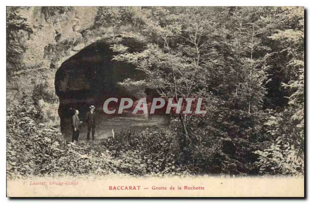 Baccarat — Grotta della Rochotte — I. Laurent, libraio-editore - Recto