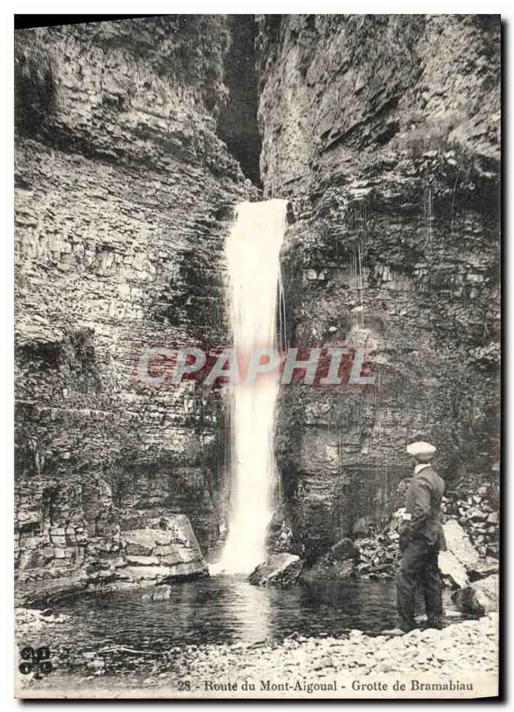 Wasserfall - Route du Mont-Aigoual - Grotte de Bramabiau — n°28 - Vorderseite