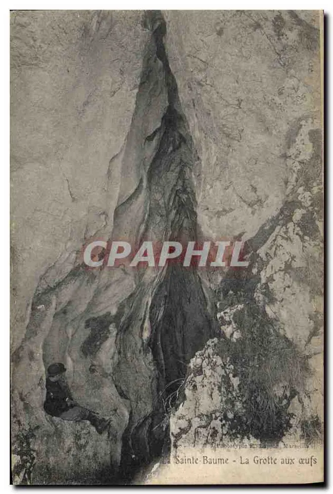 La Sainte-Baume - Die Eierhöhle — Phototypie E. Marsillio - Vorderseite