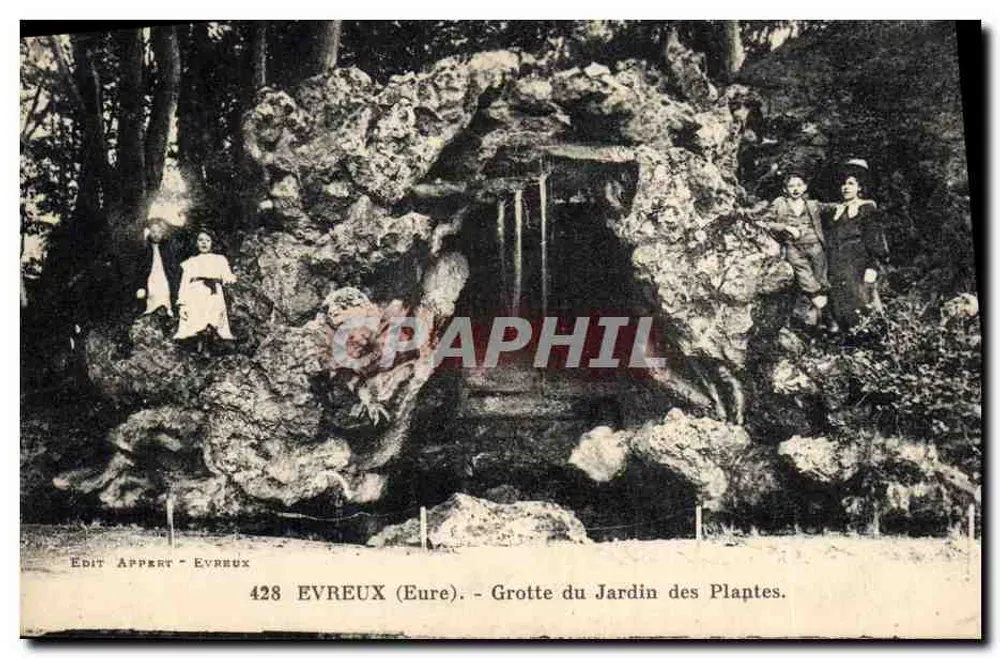 Evreux (Eure) — Höhle des Jardin des Plantes — Edit Appert - Evreux, n°428 - Vorderseite