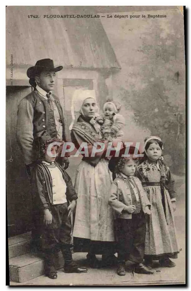 PLOUGASTEL-DAOULAS — Abreise zur Taufe — Villars & Quilter - Vorderseite