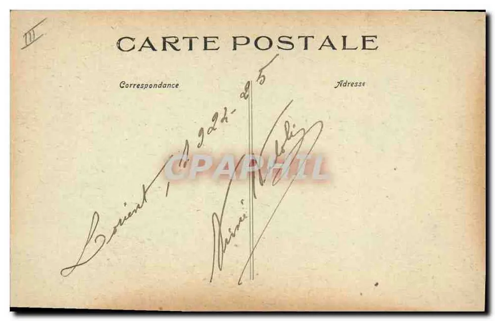 Plougastral - Velho e Jovem — Coleção Villard, Quimper - Verso